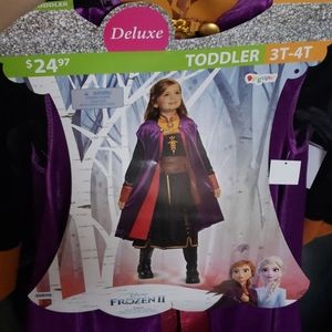 Frozen 2 Anna 3 piece Set Dress/Costume size 3t-4t